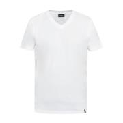 Diesel V-ringad T-shirt White, Herr