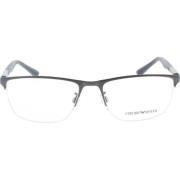 Emporio Armani Originala Glasögon med 3-års Garanti Gray, Herr