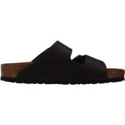 Birkenstock Arizona Dark Brown Slide Sandaler Brown, Herr