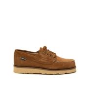 Sebago Suede Askookfiled Stiliga Skor Brown, Herr