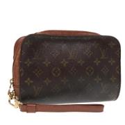 Louis Vuitton Vintage Pre-owned Canvas kuvertvskor Brown, Dam