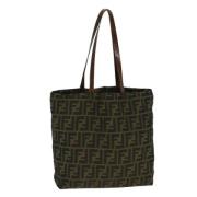 Fendi Vintage Pre-owned Canvas fendi-vskor Brown, Dam