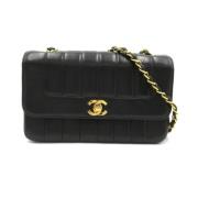 Chanel Vintage Pre-owned Laeder chanel-vskor Black, Dam