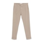 Briglia Klassiska Slim-fit Herrbyxor Beige, Herr