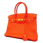 Hermès Vintage Pre-owned Laeder handvskor Orange, Dam