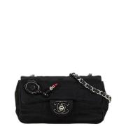 Chanel Vintage Pre-owned Canvas chanel-vskor Black, Dam