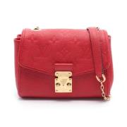 Louis Vuitton Vintage Pre-owned Laeder axelremsvskor Red, Dam