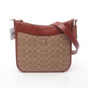 Coach Pre-owned Pre-owned Canvas axelremsvskor Beige, Dam