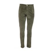 Hand Picked Sammet Chino i Skoggrön Green, Herr