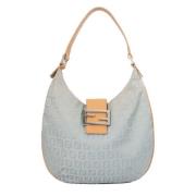 Fendi Vintage Pre-owned Canvas fendi-vskor Blue, Dam