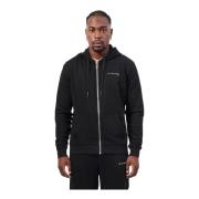 Richmond Svart Huvtröja Tröja Fullzip Modell Black, Herr