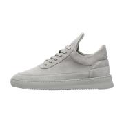 Filling Pieces Låg Topp Mocka Alla Grå Gray, Herr