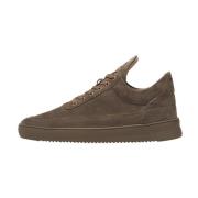 Filling Pieces Låg Top Mocka Alla Taupe Brown, Herr