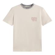 Golden Goose Journey Collection T-shirt White, Dam