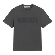 Golden Goose Logotyp T-shirt i antracitgrå Gray, Herr