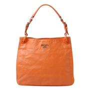 Prada Vintage Pre-owned Laeder totevskor Orange, Dam