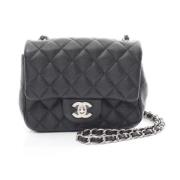 Chanel Vintage Pre-owned Canvas chanel-vskor Black, Dam