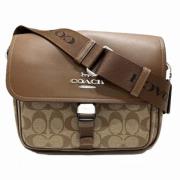 Coach Pre-owned Pre-owned Canvas axelremsvskor Brown, Dam