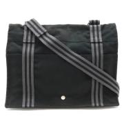 Hermès Vintage Pre-owned Canvas axelremsvskor Black, Herr