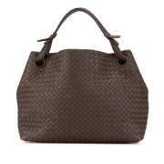 Bottega Veneta Vintage Pre-owned Laeder handvskor Brown, Dam