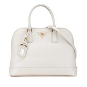 Prada Vintage Pre-owned Laeder handvskor White, Dam