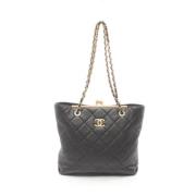 Chanel Vintage Pre-owned Laeder chanel-vskor Black, Dam