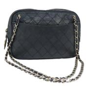 Chanel Vintage Pre-owned Laeder chanel-vskor Blue, Dam