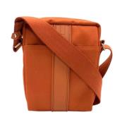 Hermès Vintage Pre-owned Canvas axelremsvskor Orange, Dam