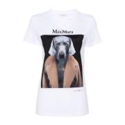 Max Mara Vit T-shirt för kvinnor White, Dam