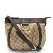 Gucci Vintage Pre-owned Canvas gucci-vskor Beige, Dam