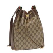 Gucci Vintage Pre-owned Laeder gucci-vskor Beige, Dam