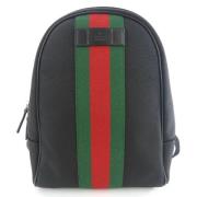 Gucci Vintage Pre-owned Canvas ryggsckar Black, Dam