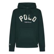 Polo Ralph Lauren Grön Tröja med Huva och Pony Broderi Green, Herr