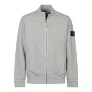 Stone Island Dragkedja Sweatshirt Gray, Herr