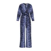 Diane Von Furstenberg Jumpsuit 'Aurelia' Blue, Dam