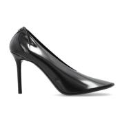 Courrèges Logo Stilettos Black, Dam