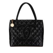 Chanel Vintage Pre-owned Laeder totevskor Black, Dam