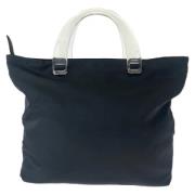 Prada Vintage Pre-owned Canvas totevskor Black, Dam