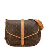 Louis Vuitton Vintage Pre-owned Canvas louis-vuitton-vskor Brown, Dam