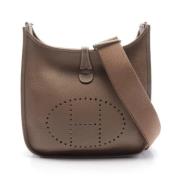 Hermès Vintage Pre-owned Laeder crossbodyvskor Brown, Dam