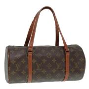 Louis Vuitton Vintage Pre-owned Canvas handvskor Brown, Dam