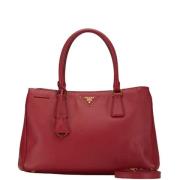 Prada Vintage Pre-owned Laeder handvskor Red, Dam