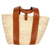 Chloé Pre-owned Pre-owned Raffia totevskor Beige, Dam