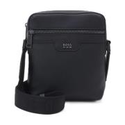 Born With Appetite Svart Eco Läder Crossbody Väska - Jareth Black, Her...