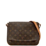 Louis Vuitton Vintage Pre-owned Canvas louis-vuitton-vskor Brown, Dam