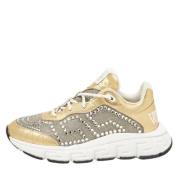 Versace Pre-owned Pre-owned Laeder sneakers Yellow, Dam