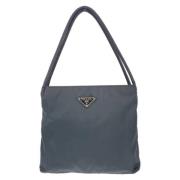 Prada Vintage Pre-owned Canvas totevskor Black, Dam