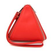 Bottega Veneta Vintage Pre-owned Laeder necessrer Red, Dam