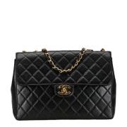 Chanel Vintage Pre-owned Laeder axelremsvskor Black, Dam