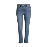 Ralph Lauren Enkla höga jeans Blue, Dam